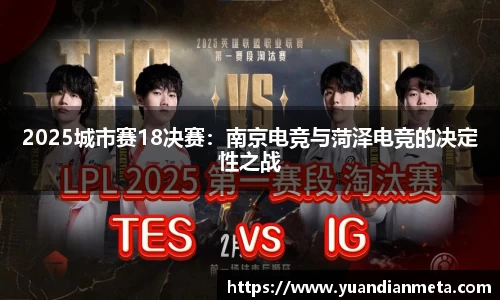 2025城市赛18决赛：南京电竞与菏泽电竞的决定性之战